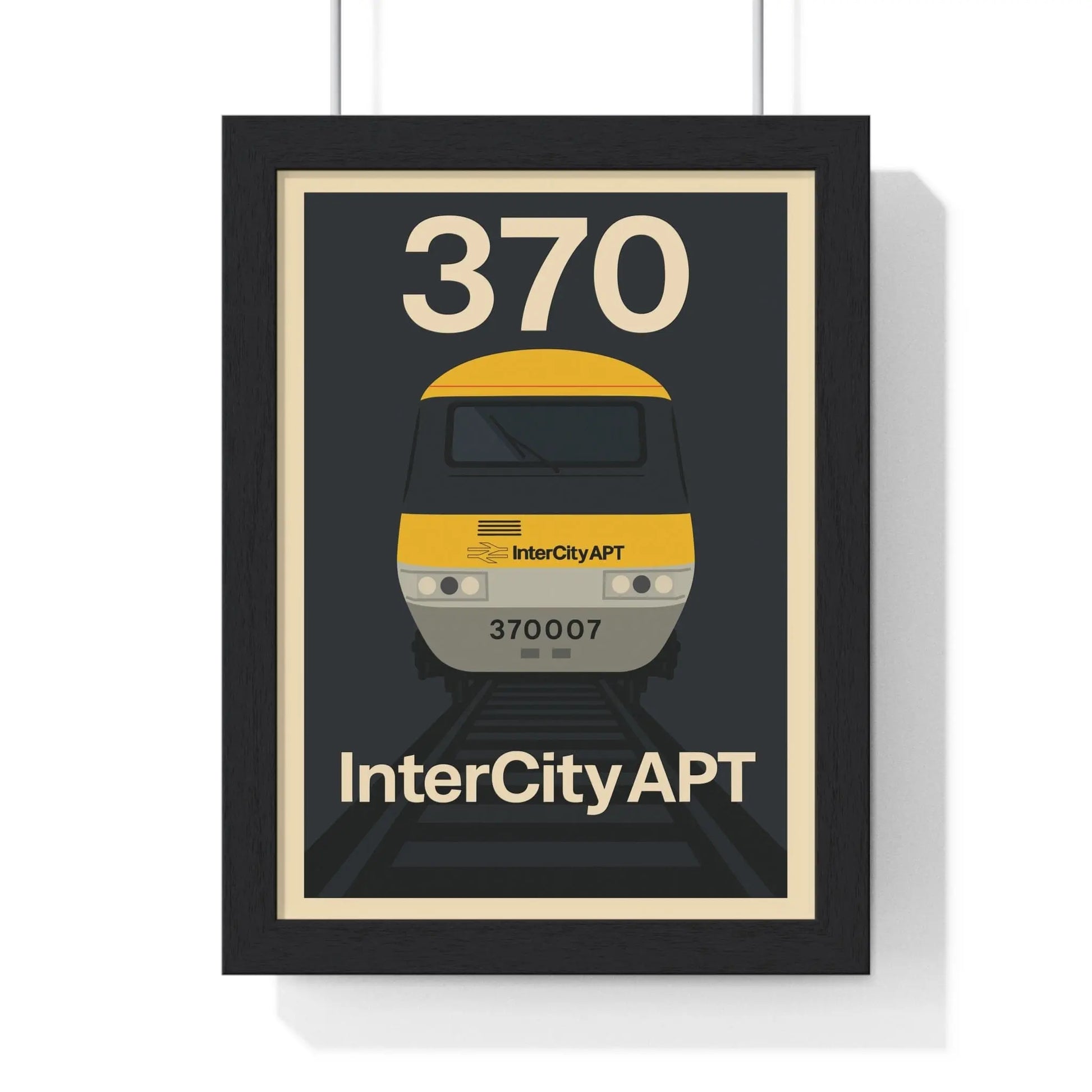 Iconic Train Class 370 APT Poster – Advanced Passenger Train Retro Railway Wall Art Poster Kingz