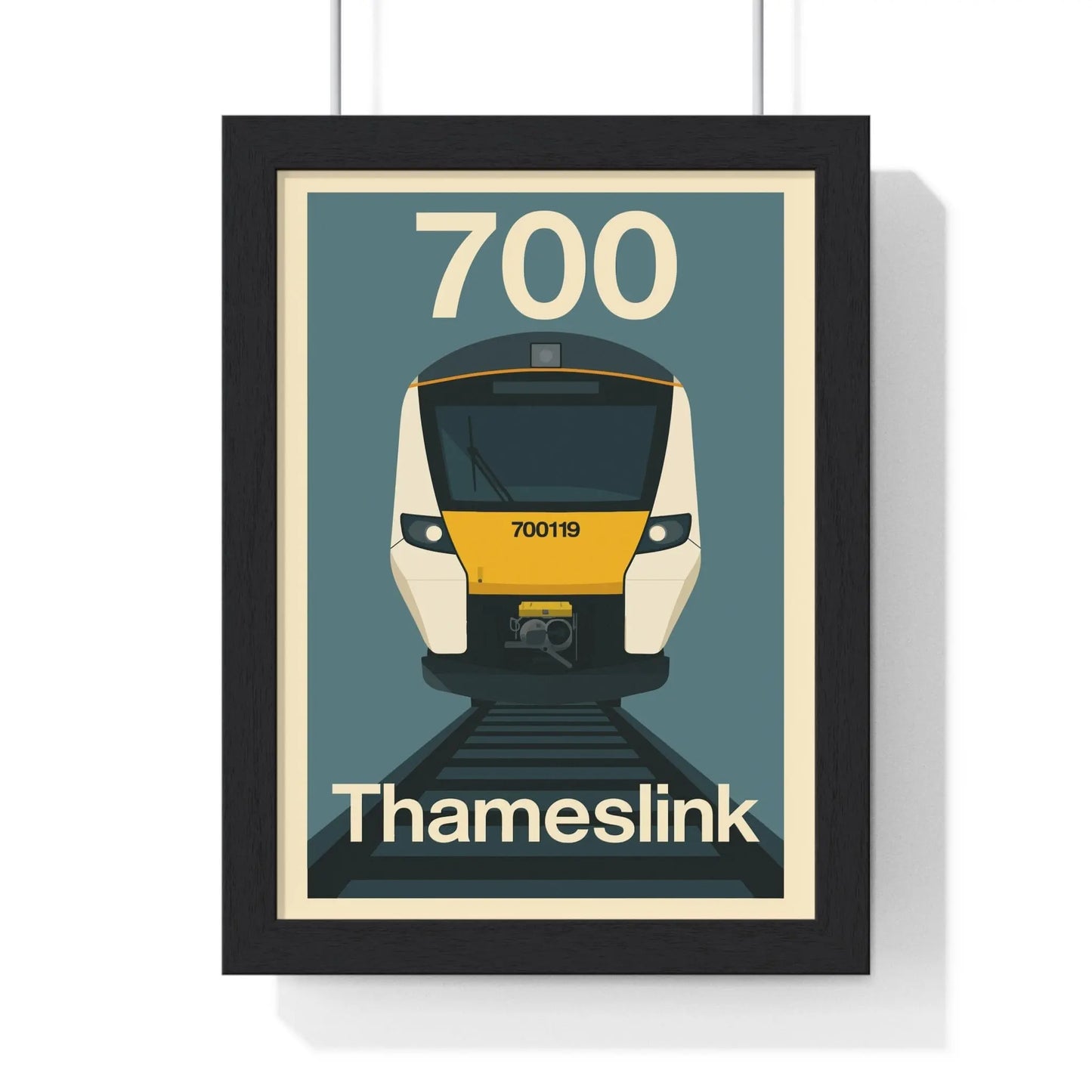 Iconic Train Class 700 Thameslink Train Poster | Modern British Railway Wall Art Poster Kingz