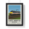 Iconic Train Class 91 InterCity 225 Poster | British Rail Electric Locomotive Wall Art Poster Kingz
