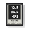 Iconic Train Custom Train Poster – Choose Any Steam, Diesel or Modern Train Poster Kingz