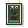 Iconic Train Erlestoke Manor 7812 Steam Train Poster – Classic British Rail Wall Art Poster Kingz