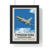 Iconic Train Eurofighter Typhoon FGR4 Poster | Modern Fighter Jet Print Poster Kingz