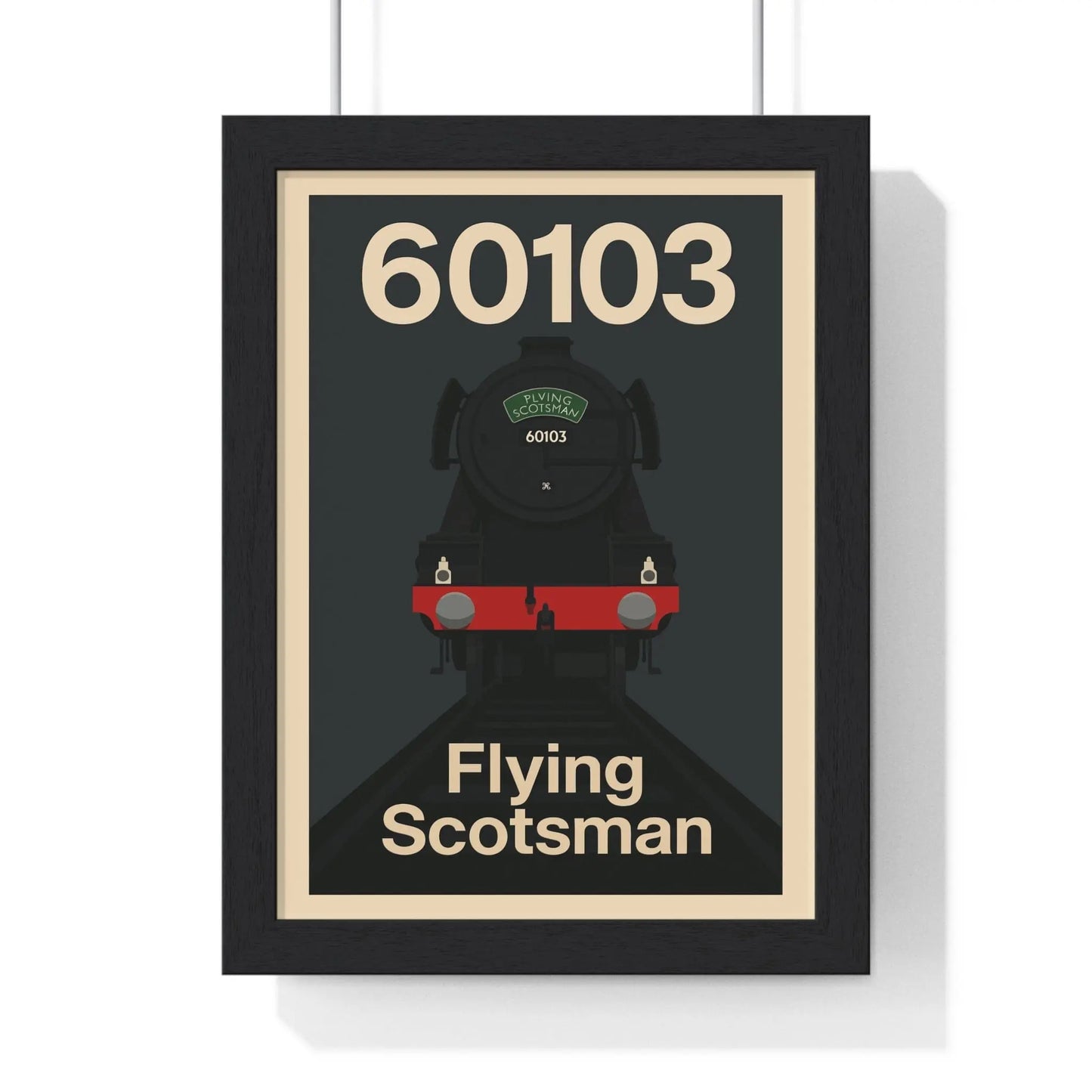 Iconic Train Flying Scotsman 60103 Poster Print | Iconic Train Wall Art Poster Kingz