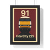 Iconic Train InterCity 225 Class 91 Train Poster – Iconic British Railway Wall Art Poster Kingz