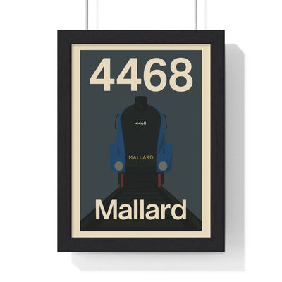 Iconic Train Mallard 4468 Poster Print | Iconic Train Wall Art Poster Kingz