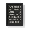 Kitchen Chalkboard Coffee Menu Poster – Kitchen Wall Art Poster Kingz