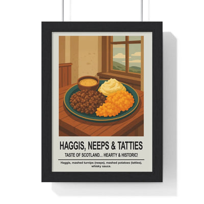 Kitchen Haggis Neeps & Tatties Poster | Scottish Kitchen Wall Art Poster Kingz