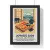 Kitchen Japanese Sushi Kitchen Wall Art – Japanese Food Poster Print Poster Kingz