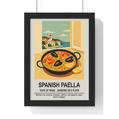 Kitchen Spanish Paella Kitchen Wall Art – Spanish Food Poster Print Poster Kingz