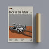 Movie Poster Back to the Future Movie Poster – Iconic 80s Sci-Fi Adventure Art Print Poster Kingz