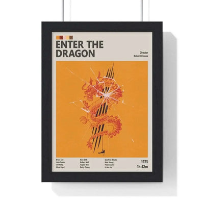 Movie Poster Enter the Dragon Movie Poster – Bruce Lee’s Martial Arts Classic Art Print Poster Kingz