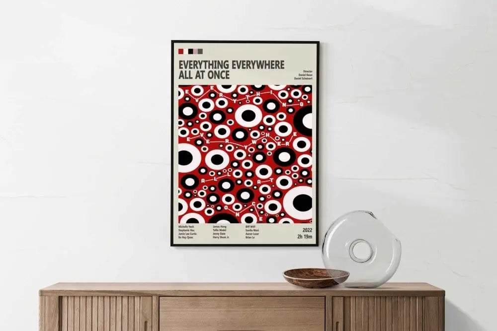 Movie Poster Everything Everywhere All at Once Movie Poster – Multiverse Adventure Art Print Poster Kingz