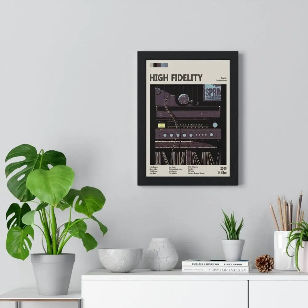 Movie Poster High Fidelity Movie Poster – Music and Romance Classic Art Print Poster Kingz