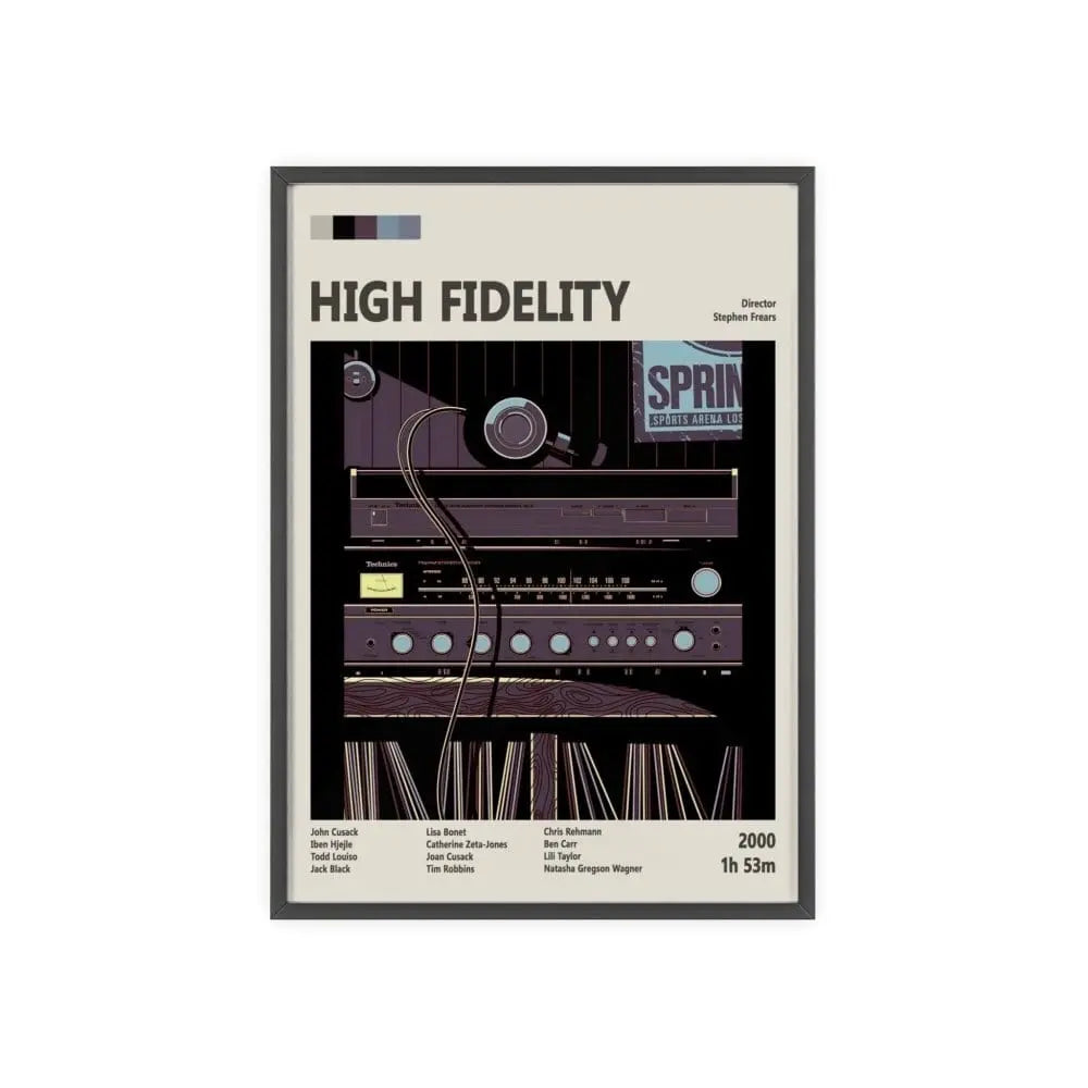 Movie Poster High Fidelity Movie Poster – Music and Romance Classic Art Print Poster Kingz