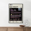 Movie Poster High Fidelity Movie Poster – Music and Romance Classic Art Print Poster Kingz