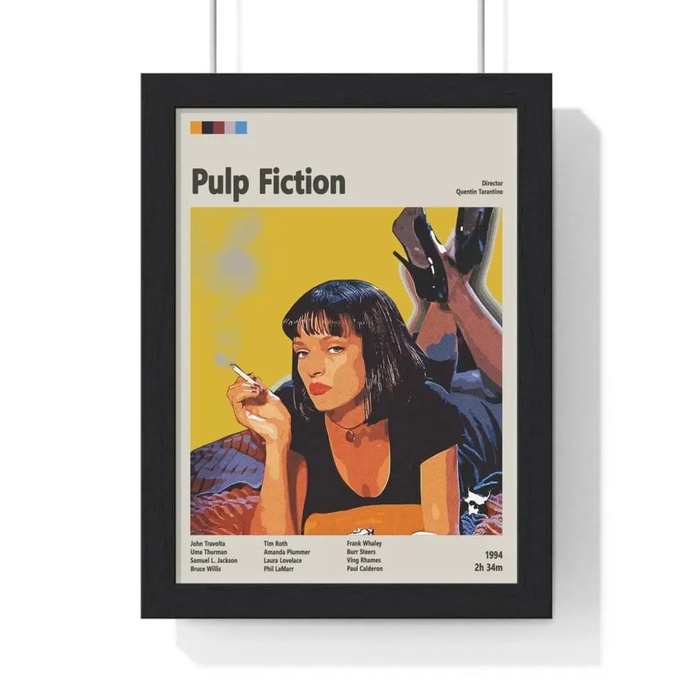 Movie Poster Pulp Fiction Movie Poster – Quentin Tarantino's Cult Classic Art Print Poster Kingz