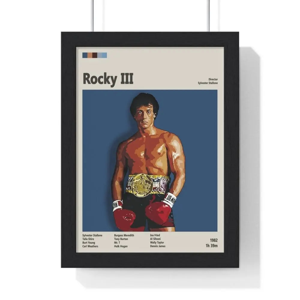 Movie Poster Rocky Movie Poster – Classic Sports Drama Art Print Poster Kingz
