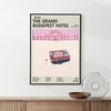 Movie Poster The Grand Budapest Hotel Movie Poster – Wes Anderson's Whimsical Masterpiece Art Print Poster Kingz