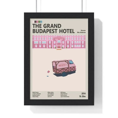 Movie Poster The Grand Budapest Hotel Movie Poster – Wes Anderson's Whimsical Masterpiece Art Print Poster Kingz