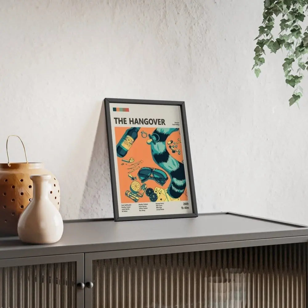 Movie Poster The Hangover Art Movie Poster – Artistic Take on Comedy Classic Poster Kingz