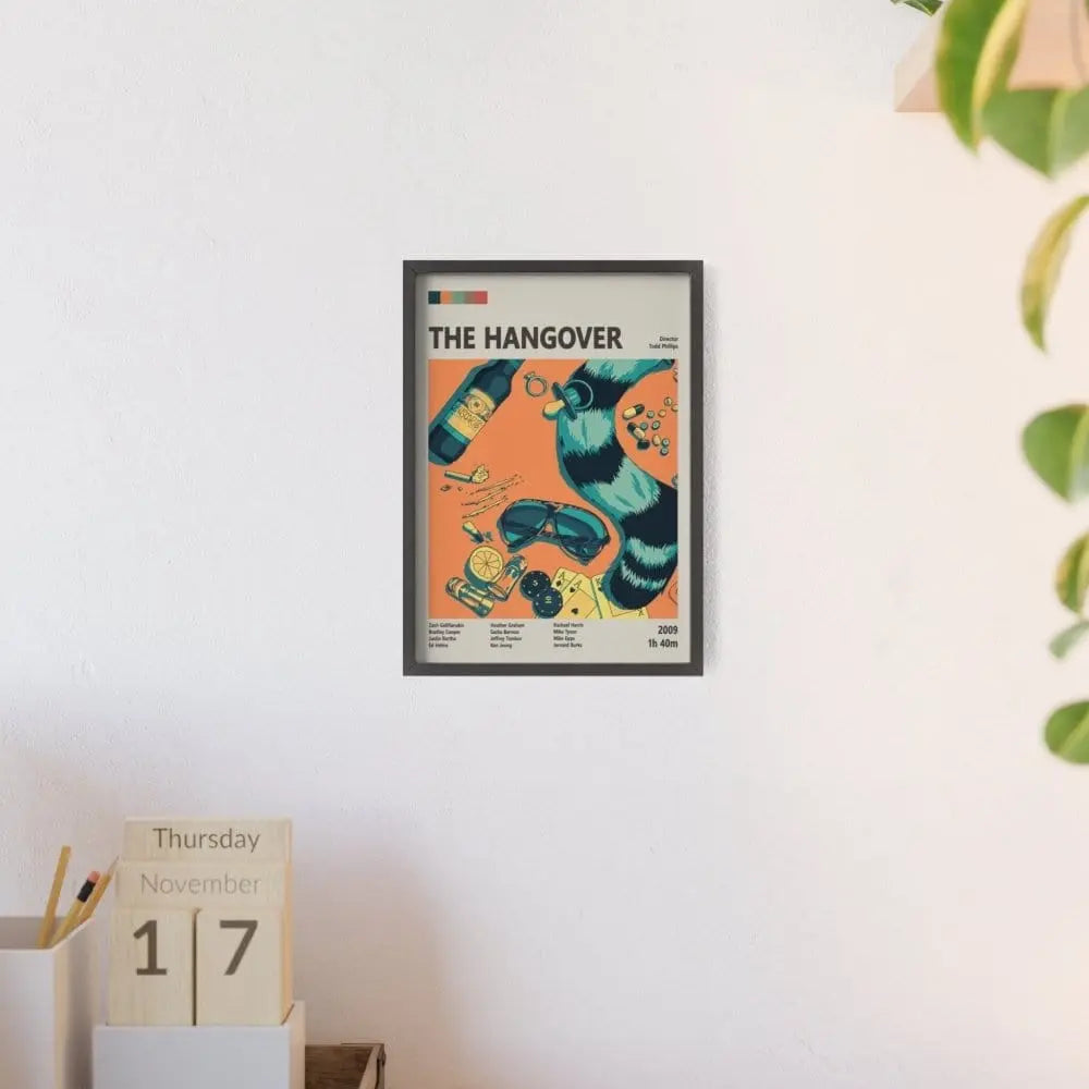 Movie Poster The Hangover Art Movie Poster – Artistic Take on Comedy Classic Poster Kingz
