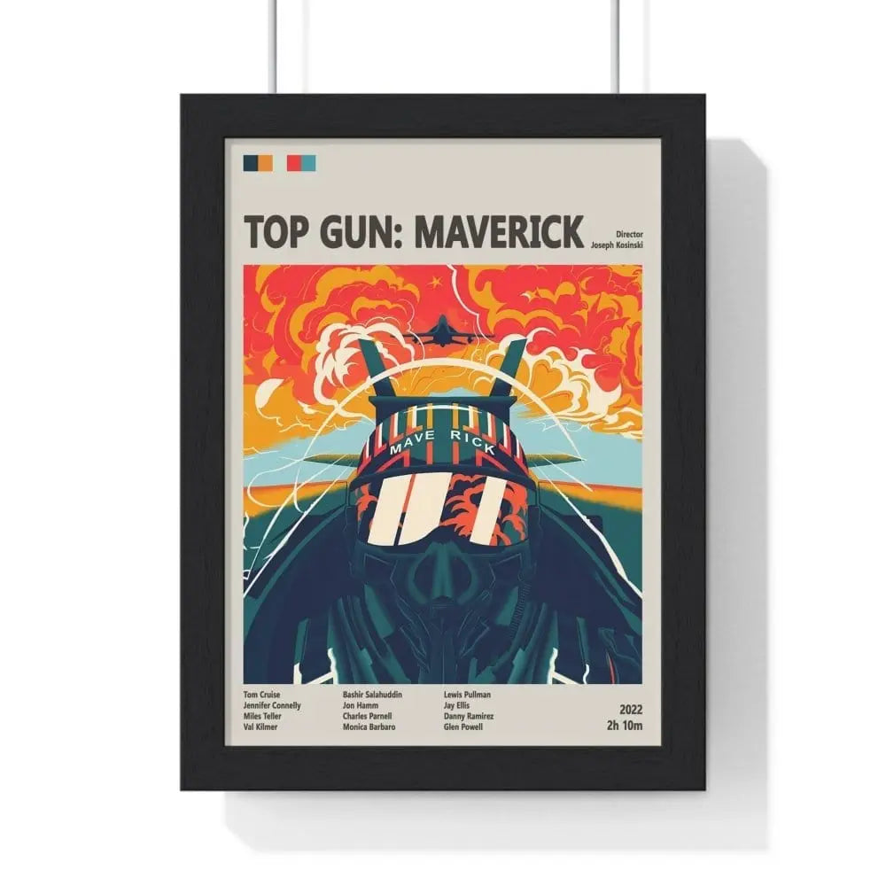 Movie Poster Top Gun: Maverick Movie Poster – High-Flying Action Sequel Art Print Poster Kingz