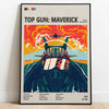 Movie Poster Top Gun: Maverick Movie Poster – High-Flying Action Sequel Art Print Poster Kingz