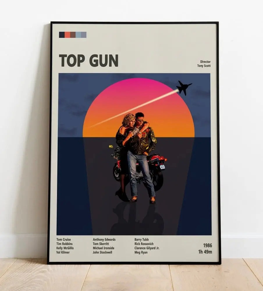 Movie Poster Top Gun: Maverick Movie Poster – High-Flying Action Sequel Art Print Poster Kingz