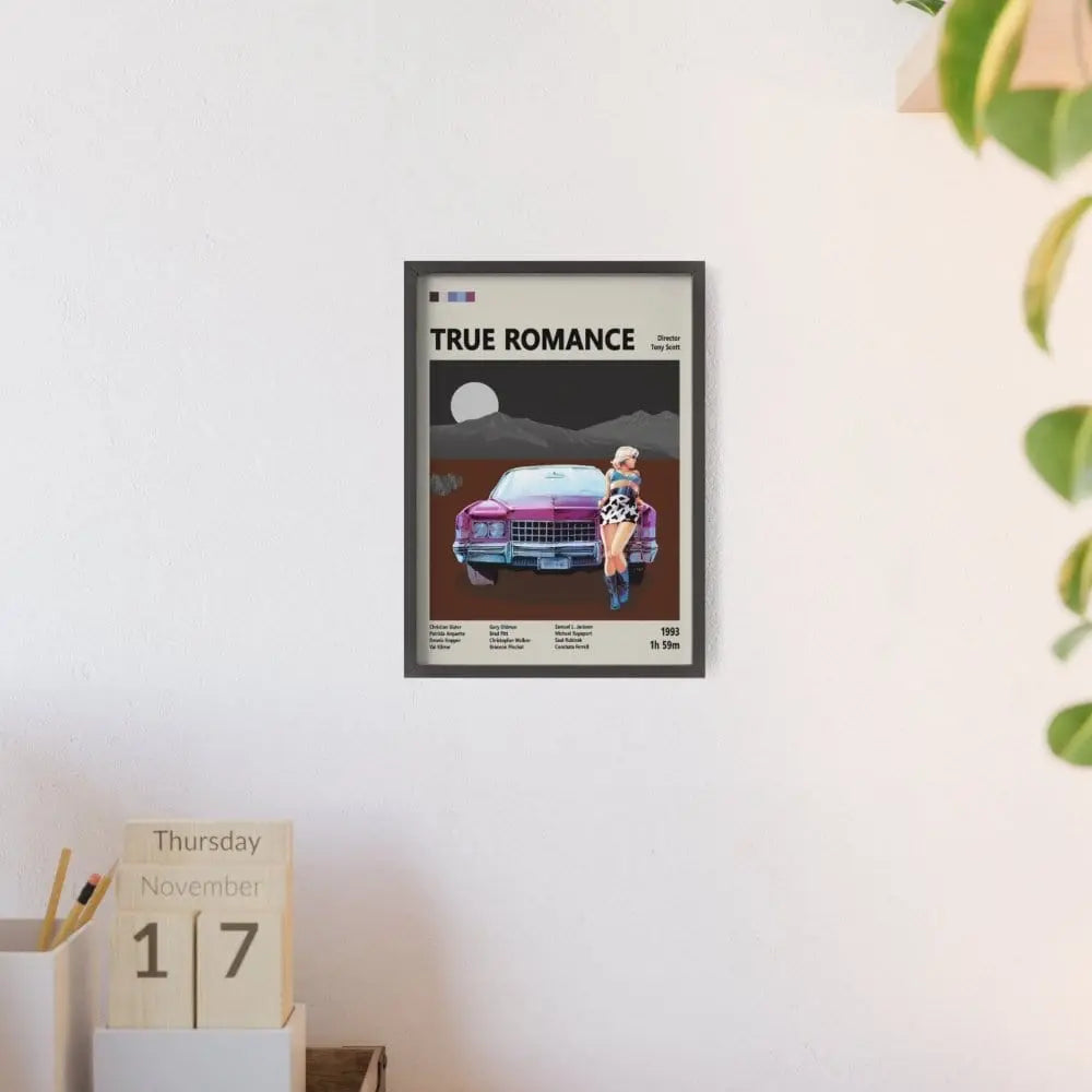 Movie Poster True Romance 1993 Movie Poster – Quentin Tarantino’s Classic Crime Romance Art Print Poster Kingz