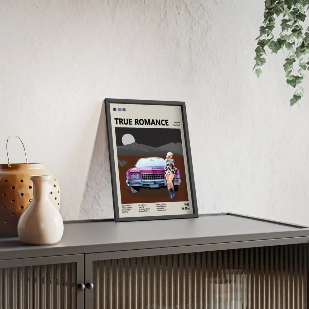 Movie Poster True Romance 1993 Movie Poster – Quentin Tarantino’s Classic Crime Romance Art Print Poster Kingz