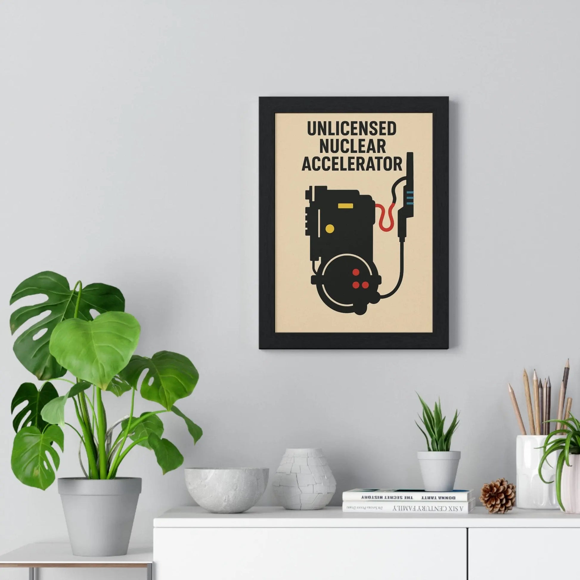 Movie Poster Unlicensed Nuclear Accelerator Poster – Retro Proton Pack Print Poster Kingz