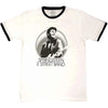 Official Merchandise Bruce Springsteen Unisex Ringer T-Shirt – NYC 1979 (White) | Official Merch Poster Kingz