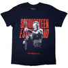Official Merchandise Bruce Springsteen Unisex T-Shirt – Tour '24 Guitar Photo (Navy Blue) | Official Merch Poster Kingz