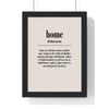 Quote Poster Home Definition Poster Wall Art Poster Kingz