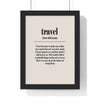 Quote Poster Travel Definition Poster Wall Art Poster Kingz