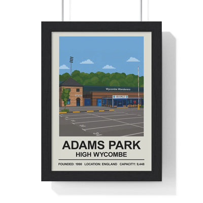 Soccer Poster Adams Park Poster – Wycombe Wanderers Stadium Wall Art Poster Kingz