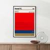 Soccer Poster Arsenal F.C Football Soccer Color Swatch Poster Poster Kingz