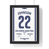 Soccer Poster Bilbao 2025 Final Print – Inspired by Johnson #22 Final Print | Wall Art Print Tottenham Poster Kingz