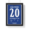 Soccer Poster Chelsea v PSG Poster – Club World Cup Final 2025 | João Pedro No.20 Football Wall Art Poster Kingz
