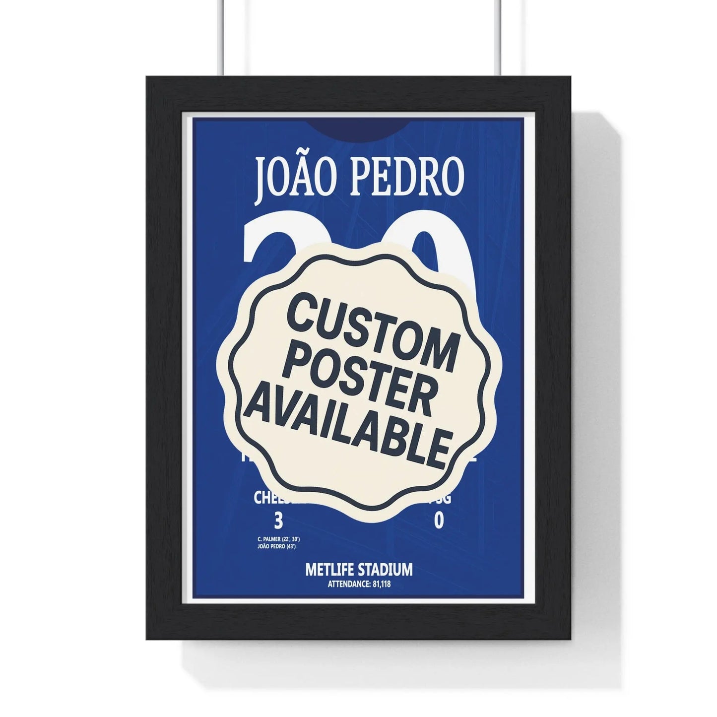 Soccer Poster Custom Sporting Events Posters | Personalised Sports Wall Art Poster Kingz