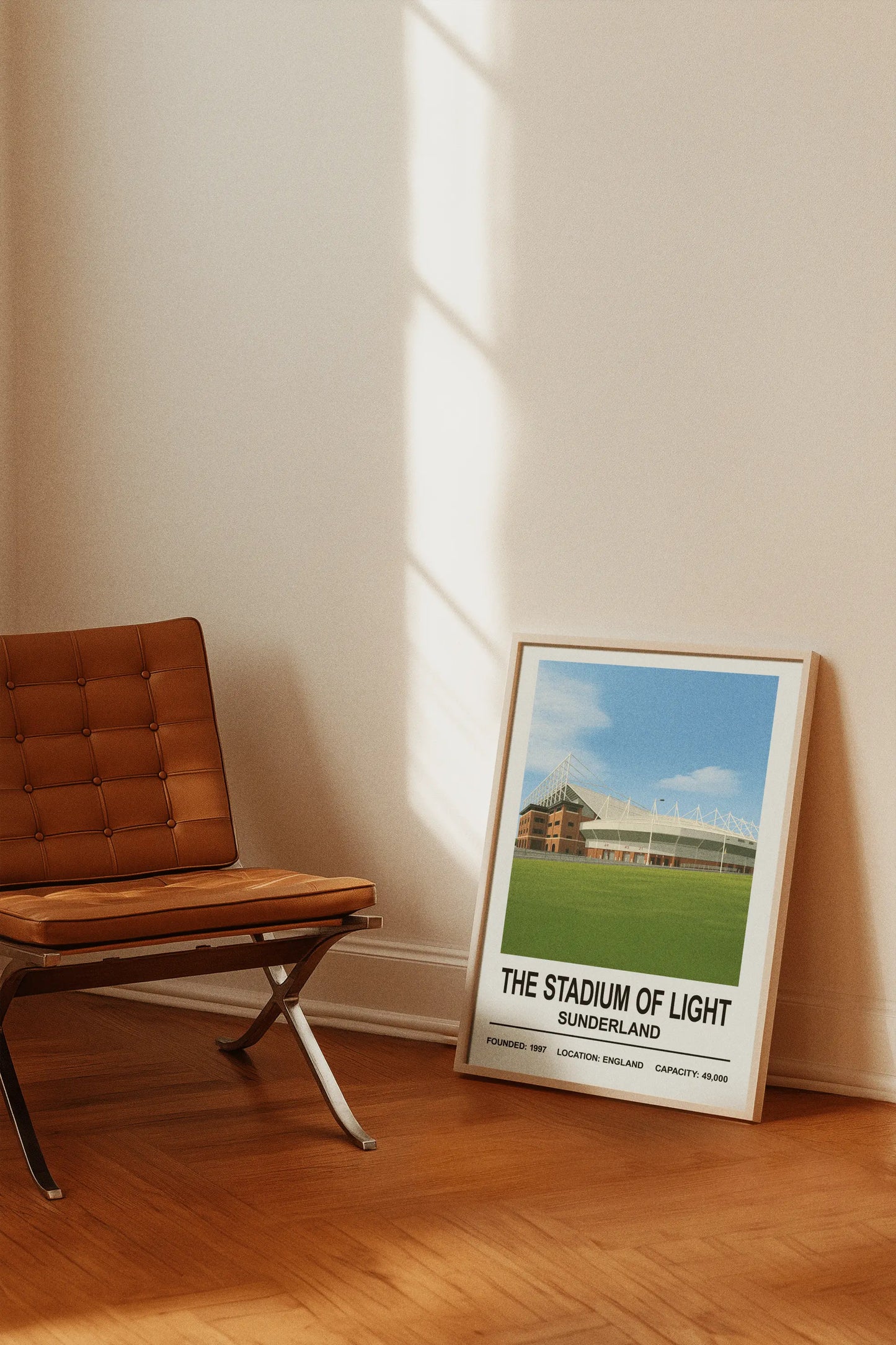 Soccer Poster The Stadium of Light Stadium Sunderland Poster Print | Iconic Wall Art Poster Kingz