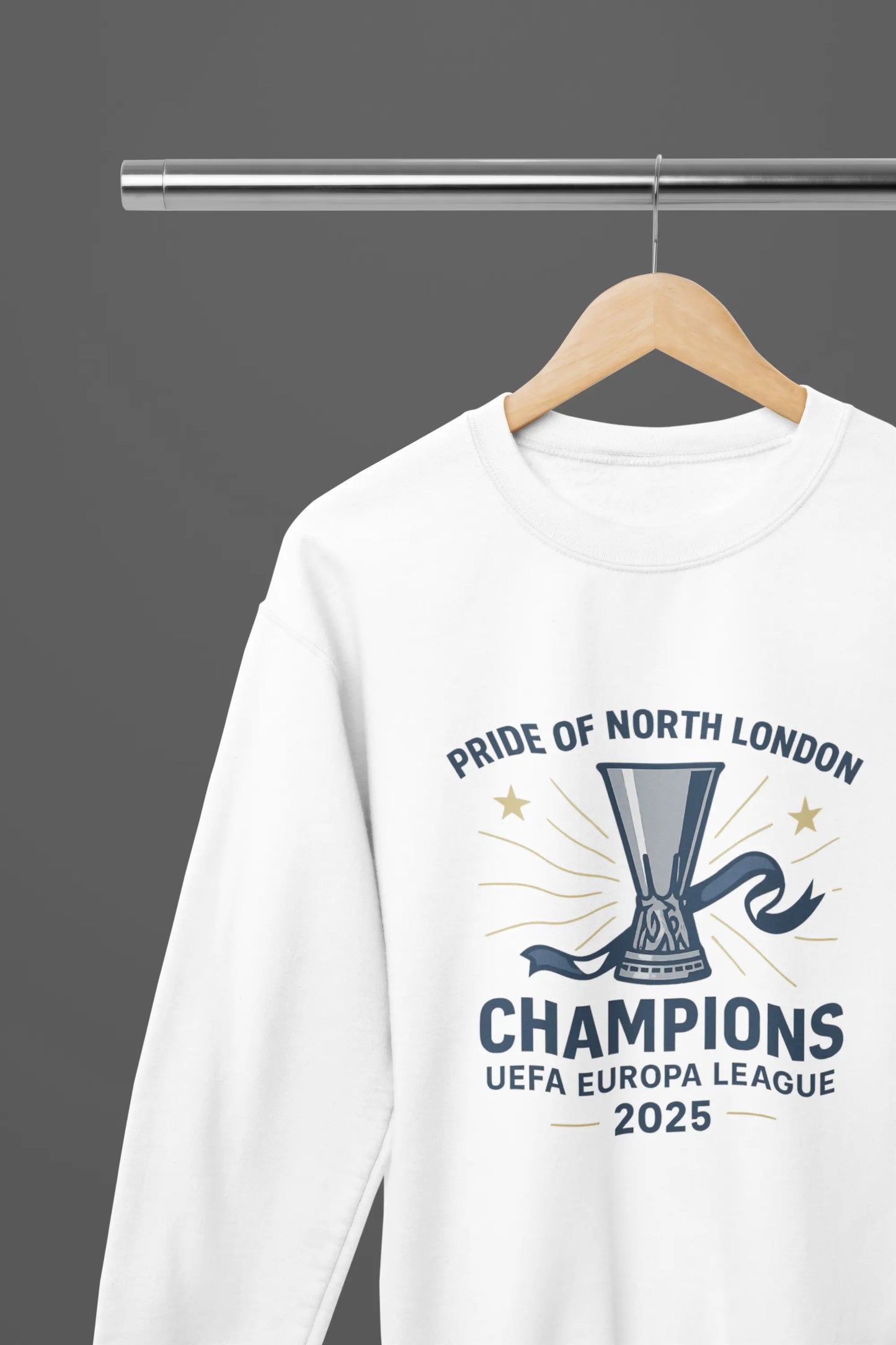 Soccer Poster Tottenham Europa League Winners 2025 T-Shirt & Sweatshirt Poster Kingz