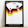 Soccor Poster Germany 1988-90 Football Poster Poster Kingz