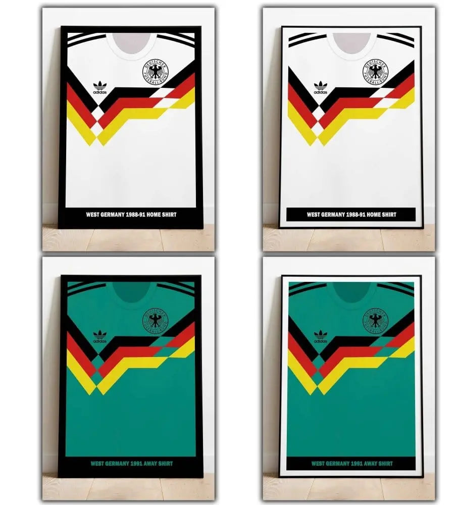 Soccor Poster Germany 1988-90 Football Poster Poster Kingz