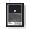 Space Earthrise Apollo 11 Moon Poster | NASA Space Print Poster Kingz