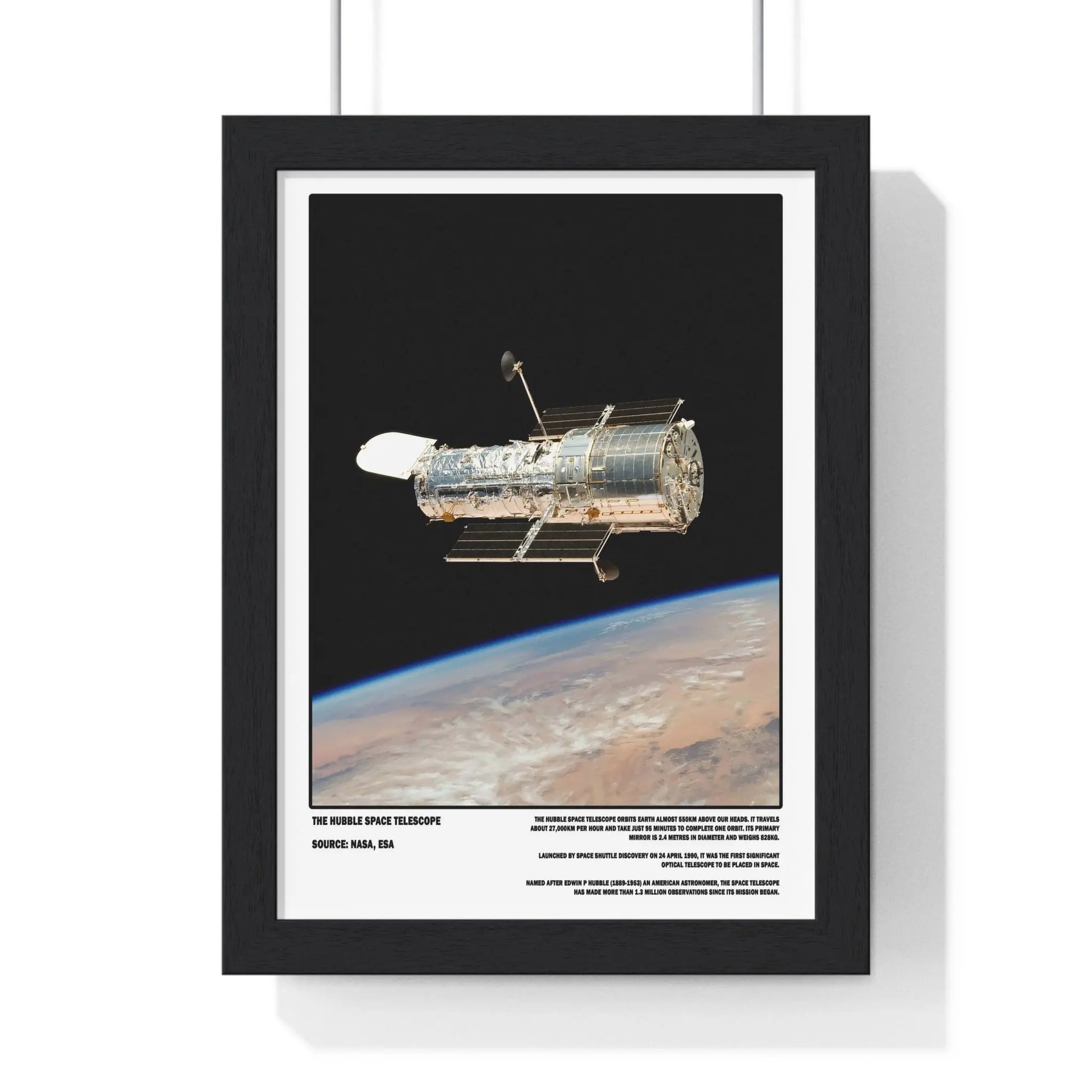 Space Hubble Space Telescope Poster | NASA ESA Print Poster Kingz