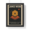 Space James Webb Telescope Poster | NASA Retro Space Print Poster Kingz
