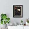 Space Sputnik 1 Poster | Retro Space Art Print | USSR Satellite Wall Art Poster Kingz