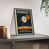 Space Voyager 1 Poster | Retro NASA Space Print | Interstellar Mission Art Poster Kingz