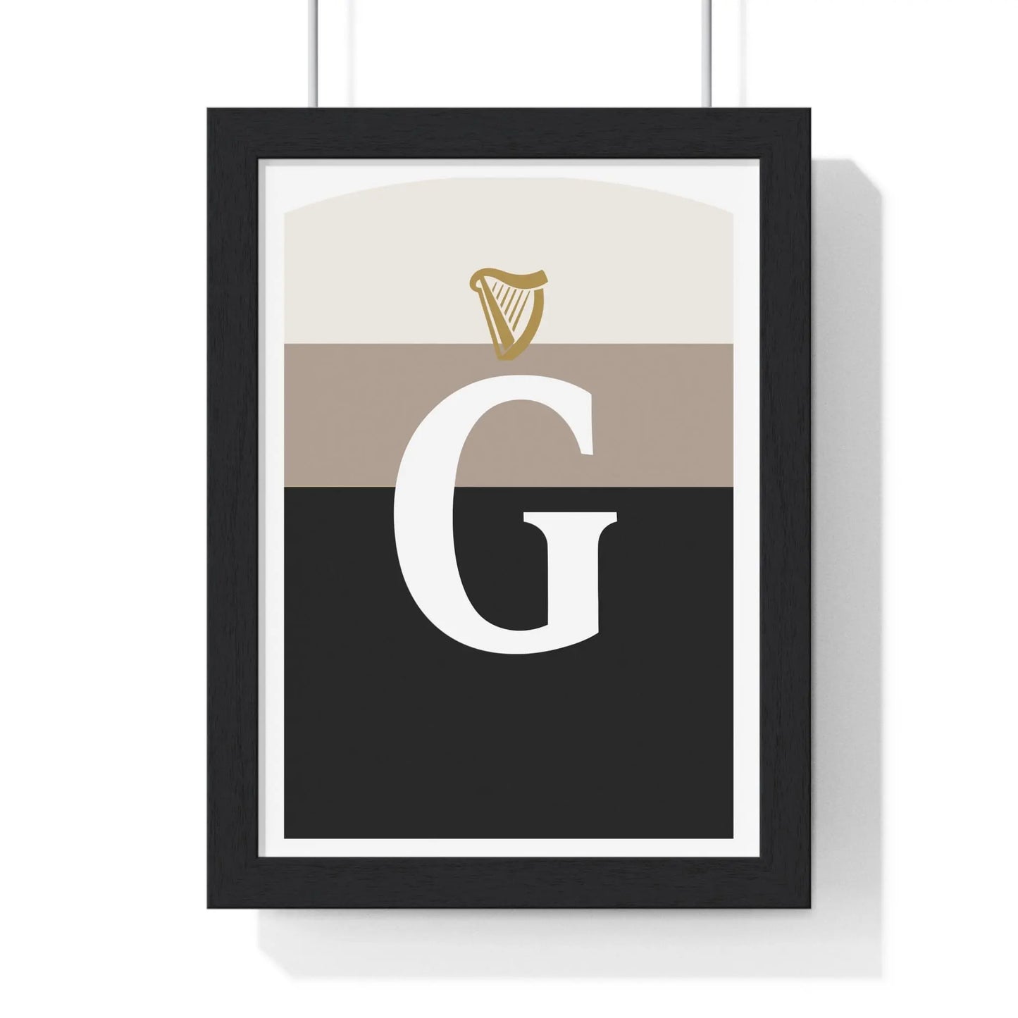 Split the G Poster – Guinness Inspired Irish Pub Wall Art Print Poster Kingz